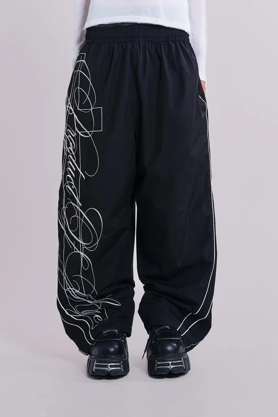 P.O.A. Zwarte Vapor-trainingsbroek Broek