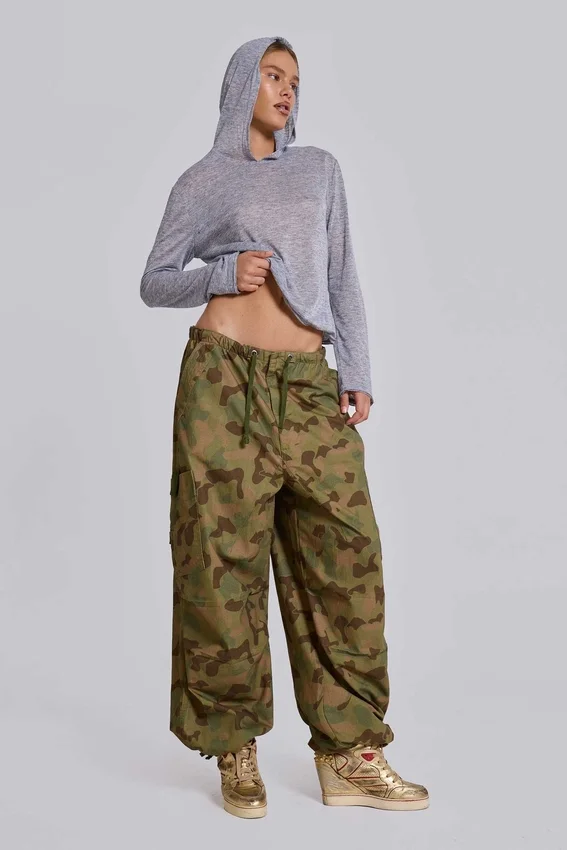 Parachute Pants in eendenkamouflage