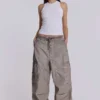 Parachute Pants met Stone Oil-was