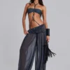 Pelagia ballonbroek met omgeslagen tailleband en studs