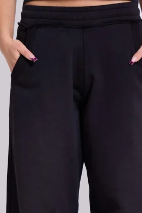 Petite zwarte baggy Monster Joggers