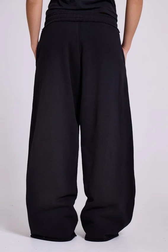 Petite zwarte baggy Monster Joggers