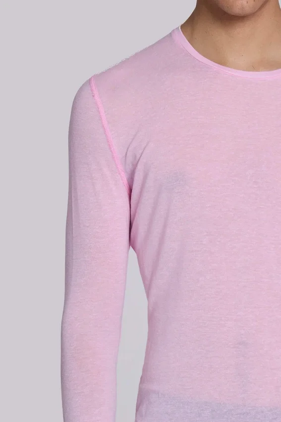 Pink Mist-top met lange mouwen
