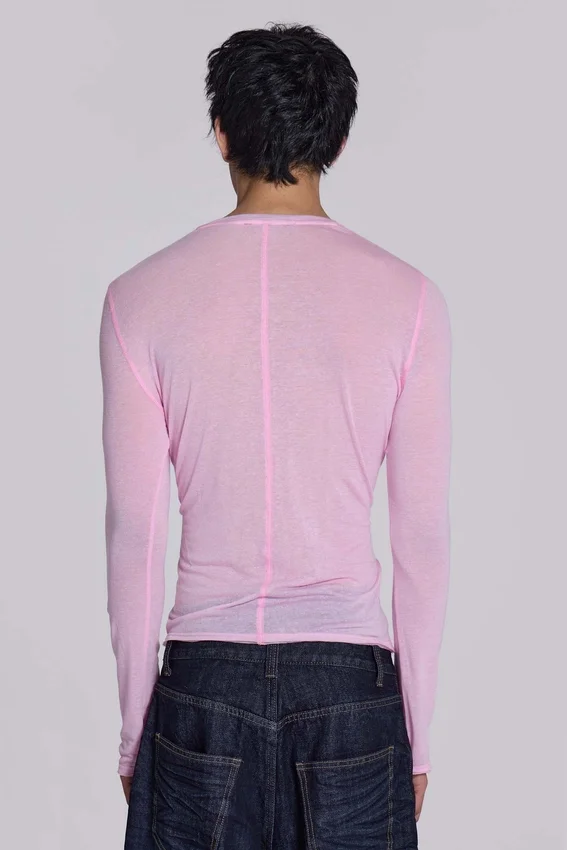 Pink Mist-top met lange mouwen