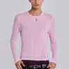 Pink Mist-top met lange mouwen