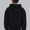 Pullover Bitten-hoodie in zwart