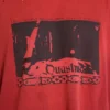 Quasi-rood cropped T-shirt