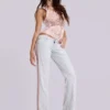 Ramona Burnout-vesttop in roze