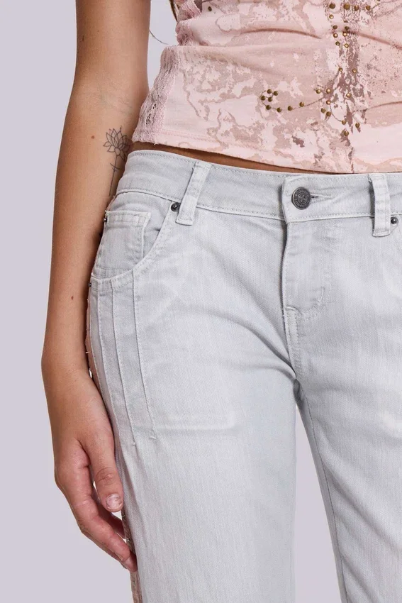 Ramona Burnout-vesttop in roze