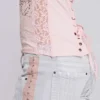Ramona Burnout-vesttop in roze