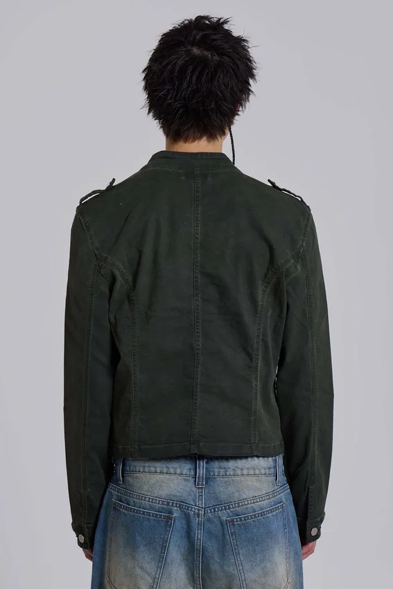 Rebel-militaire jas in kaki