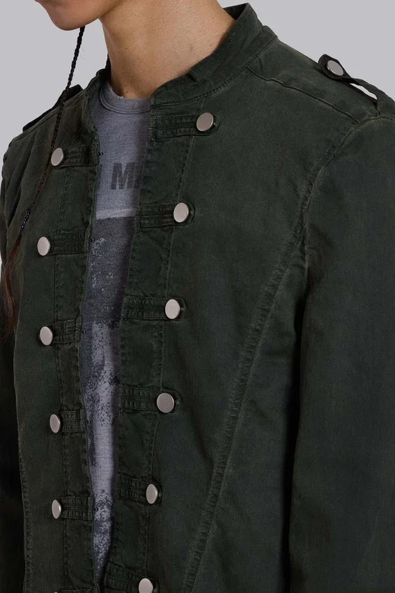 Rebel-militaire jas in kaki
