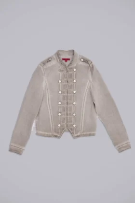 Rebel-militaire jas in kleikleur