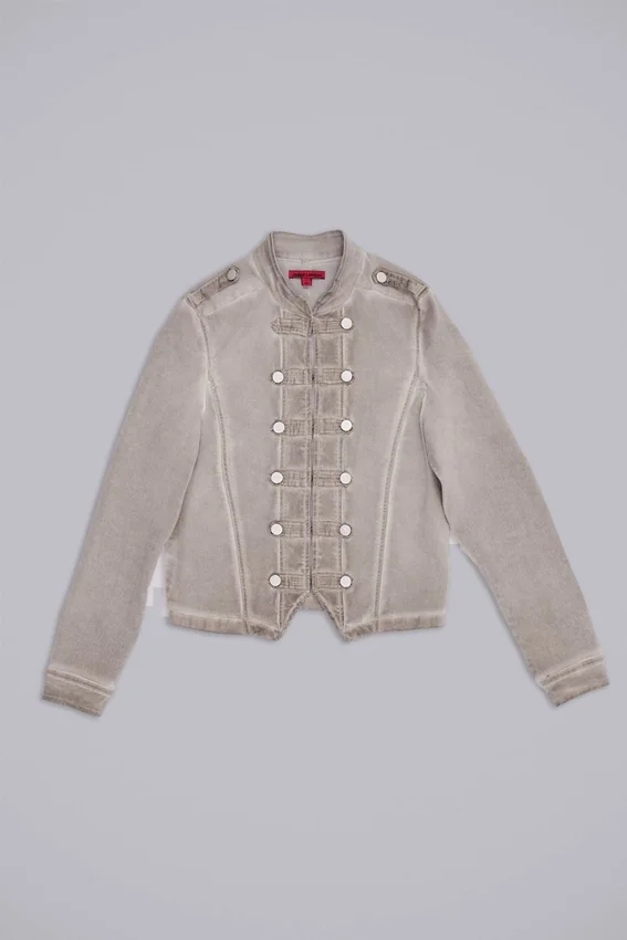 Rebel-militaire jas in kleikleur