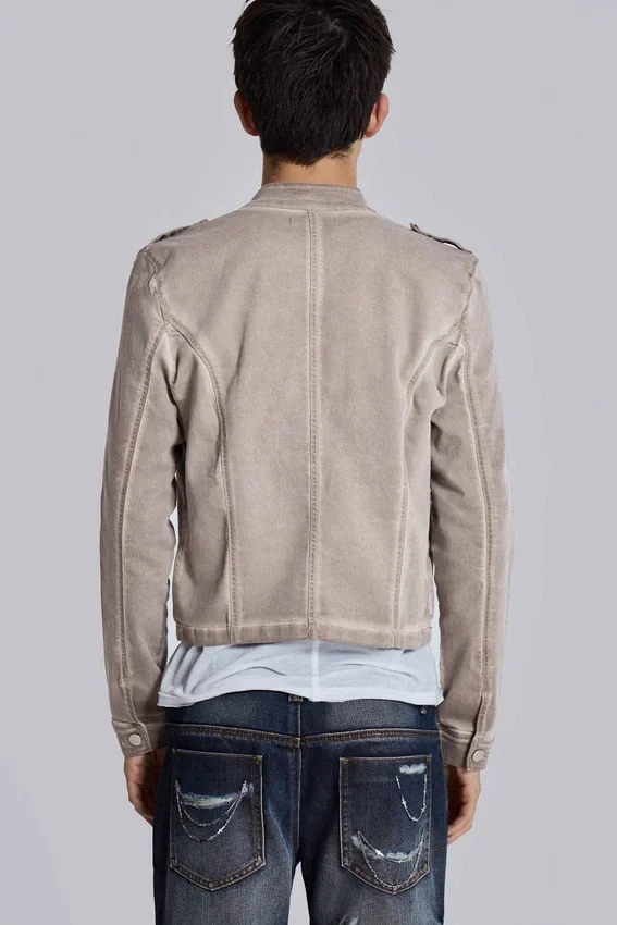 Rebel-militaire jas in kleikleur
