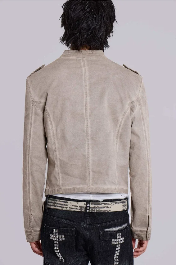 Rebel-militaire jas in kleikleur