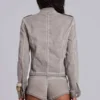 Rebel Military minishorts in kleikleur