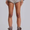 Rebel Military minishorts in kleikleur