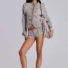 Rebel Military minishorts in kleikleur