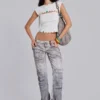Rider-jeans met lage taille en rechte pijpen in Painter