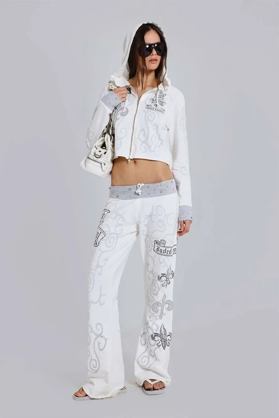 Rock Revival hoodie met grafische print en studs