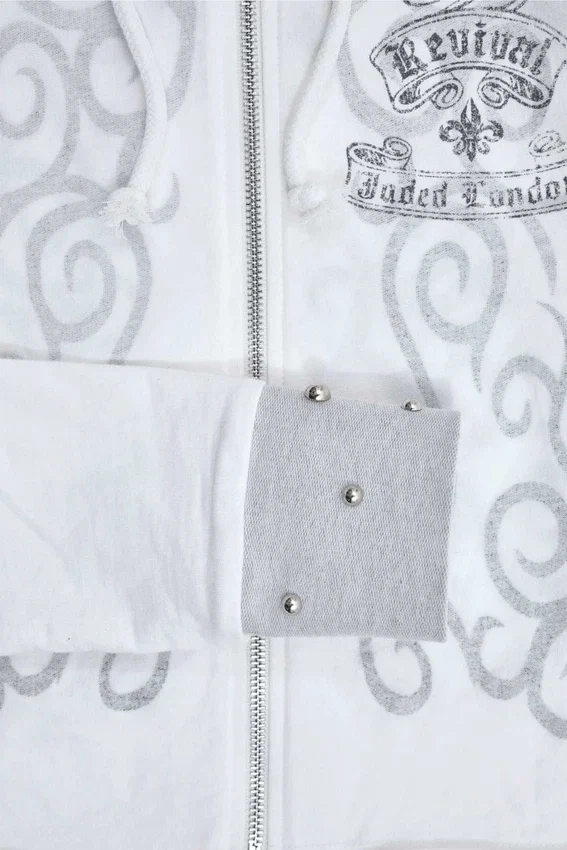 Rock Revival hoodie met grafische print en studs