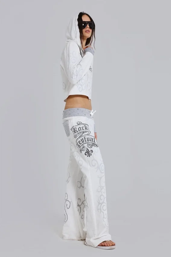 Rock Revival hoodie met grafische print en studs