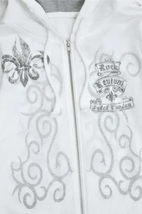 Rock Revival hoodie met grafische print en studs