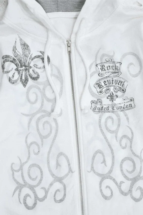 Rock Revival hoodie met grafische print en studs