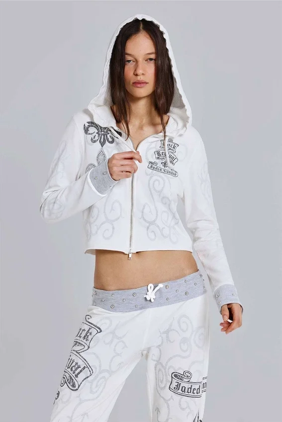 Rock Revival hoodie met grafische print en studs