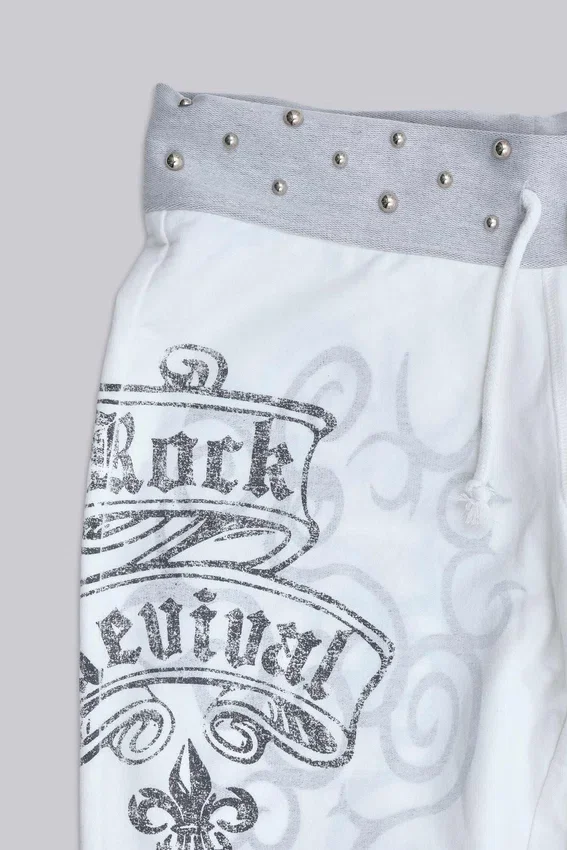 Rock Revival joggingbroek met grafische print en studs