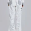 Rock Revival joggingbroek met grafische print en studs