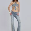 Rock Revival Madison bootcut-Jeans met versieringen