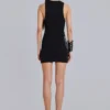 Rock Revival mini-jurk met strass Fleur de Lis-vest