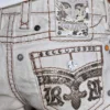 Rock Revival mini-short met studs in ‘dirty’-look