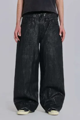 Rock Revival Moto Wax-Jeans