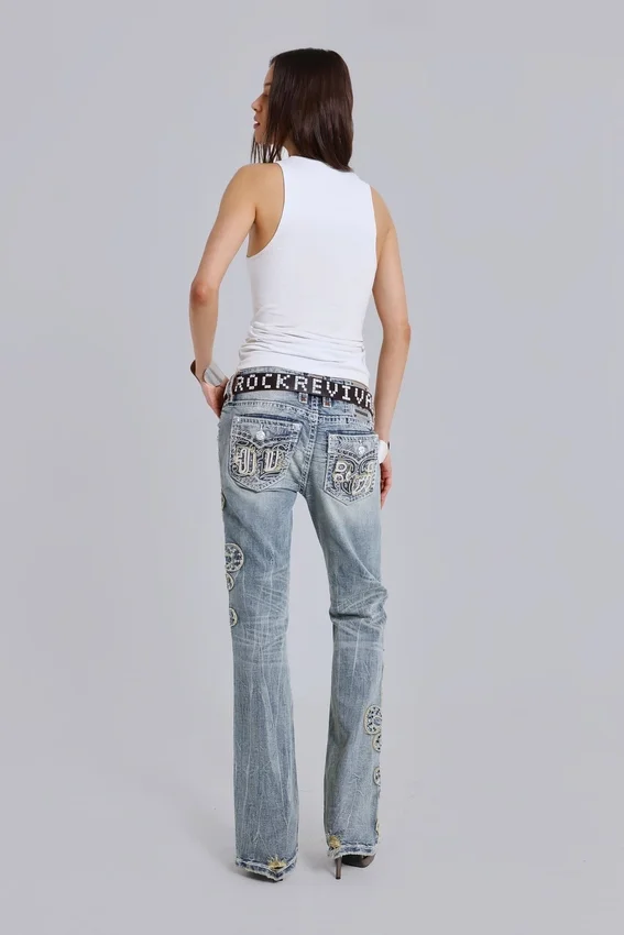 Rock Revival Rebel Stud-riem