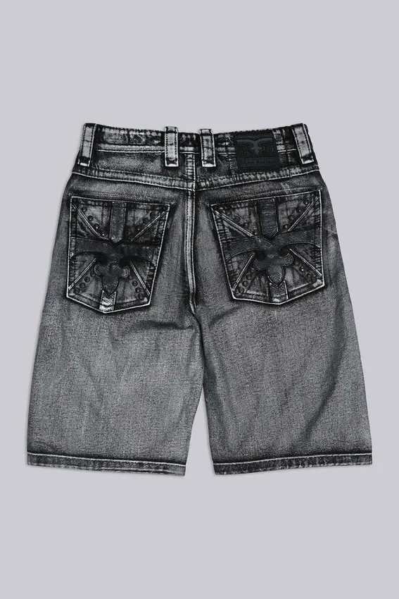 Rock Revival Silver Dust-short