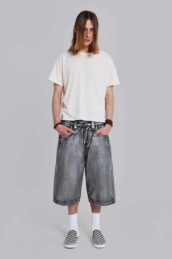 Rock Revival Silver Dust-short