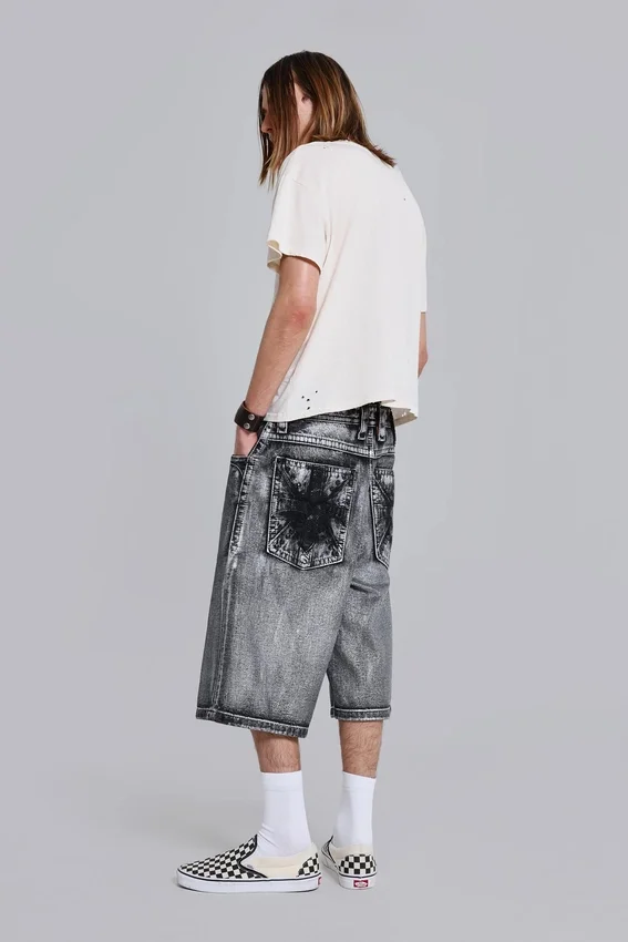 Rock Revival Silver Dust-short