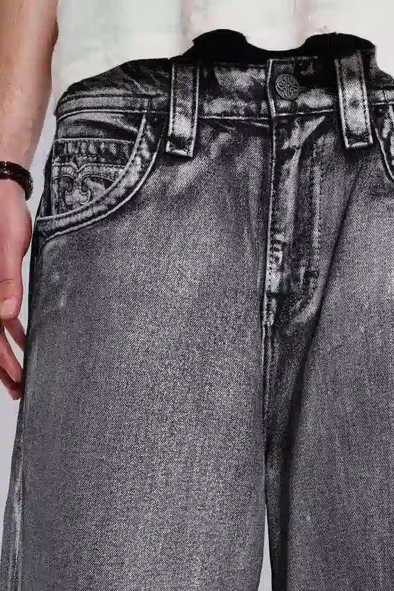 Rock Revival Silver Dust-short