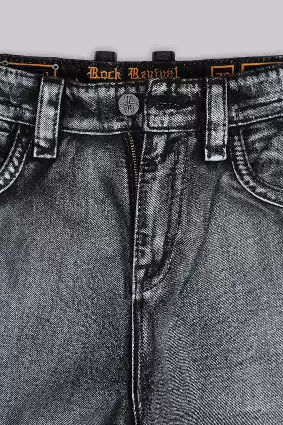 Rock Revival Silver Dust-short