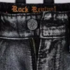 Rock Revival Silver Dust-short