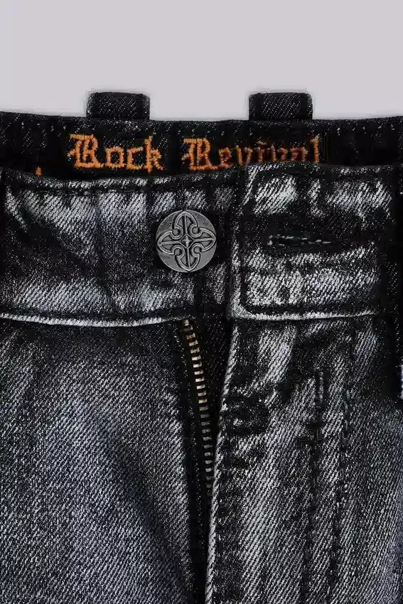 Rock Revival Silver Dust-short