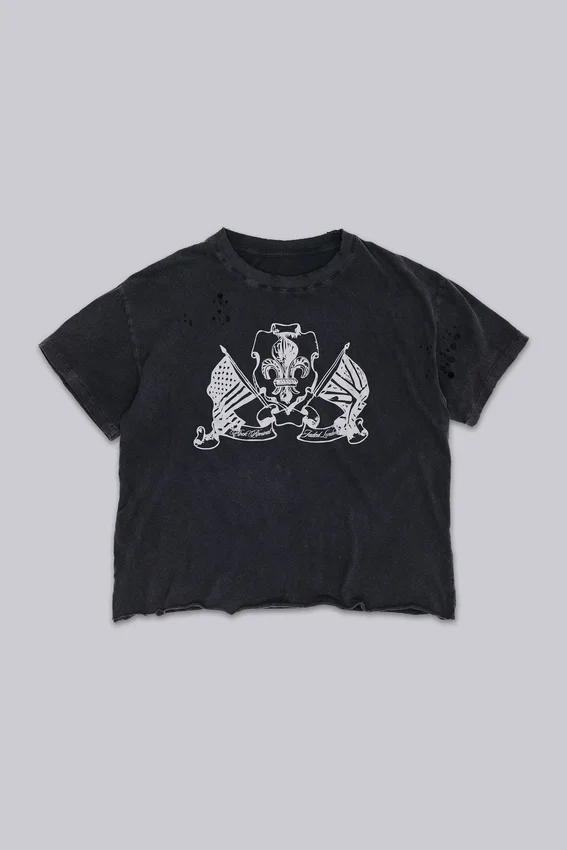 Rock Revival verweerd National cropped T-shirt