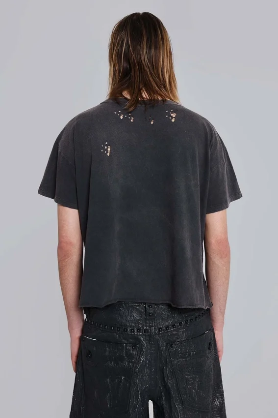 Rock Revival verweerd National cropped T-shirt