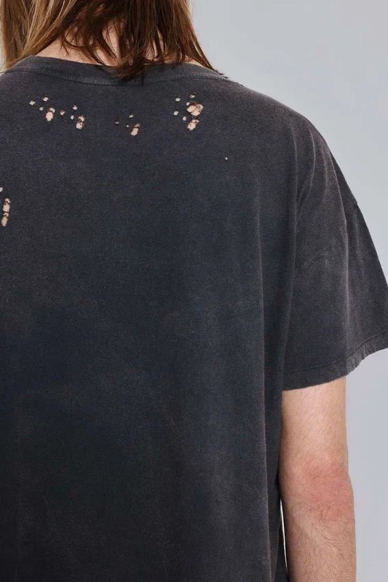 Rock Revival verweerd National cropped T-shirt