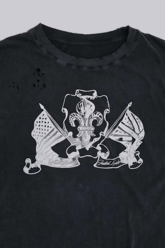 Rock Revival verweerd National cropped T-shirt