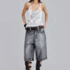 Rock Revival vest met kettingborduursel