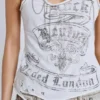 Rock Revival vest met kettingborduursel